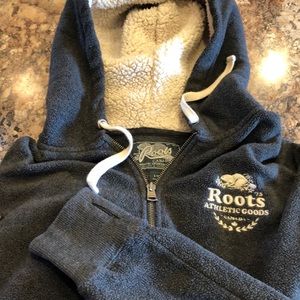 Roots Fleece Faux Shearling ZIP Up Hoody